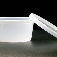 Therapy Putty Containers pk/25 W/ Lids Fits 2 Oz  3 Oz  4 Oz   All Care Store