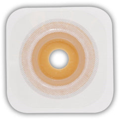 Ostomy Barrier Esteem synergy Trim to Fit, Extended Wear Durahesive Adhesive 100 mm Flange Hydrocolloid 7/8 to 1 1/4 Inch Opening 4 X 4 Inch