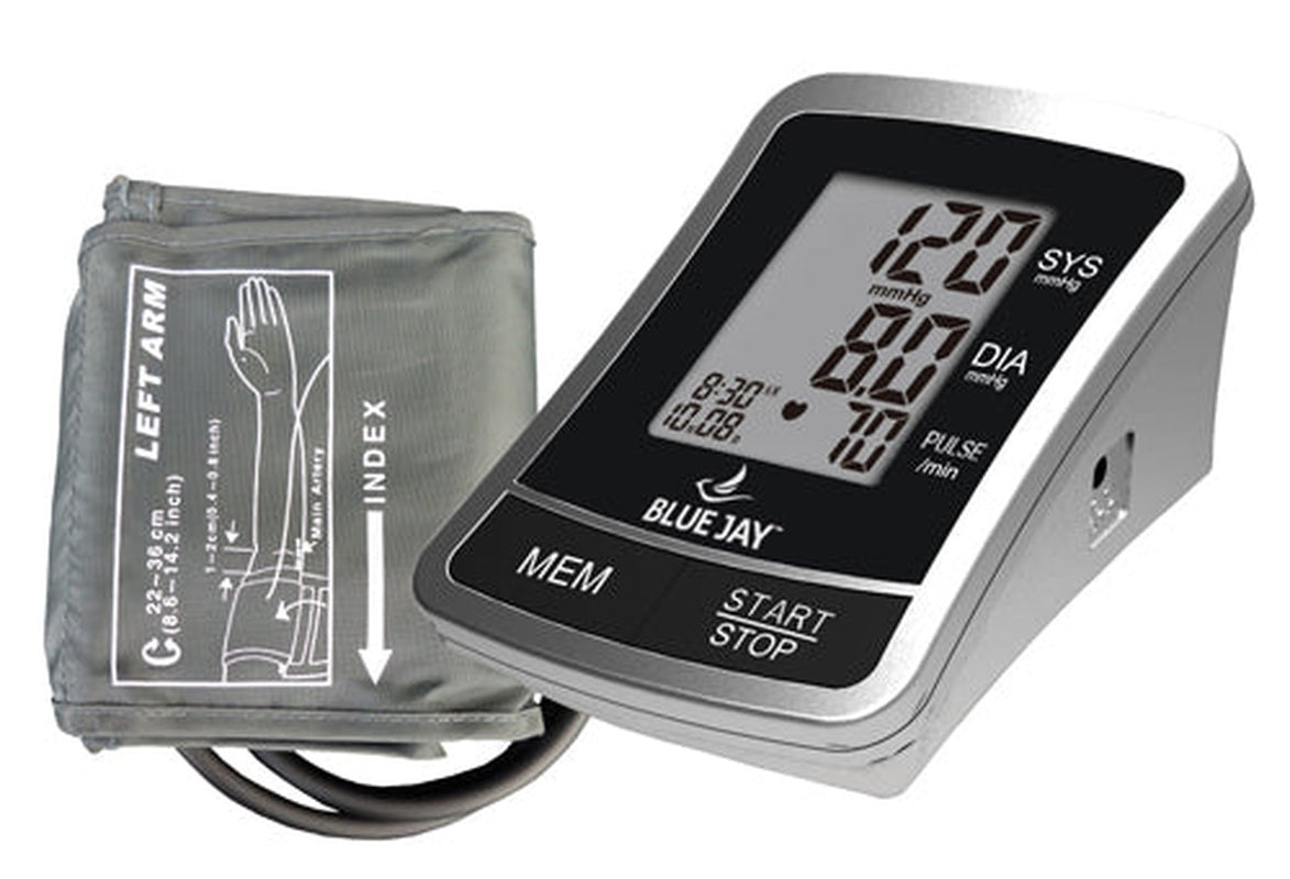 Full Automatic Blood Pressure W/4  Aa    Blue Jay Brand   All Care Store