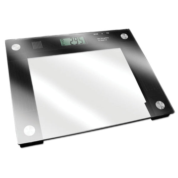 Talking X wide Glass Scale 550# Wt. Cap.   All Care Store