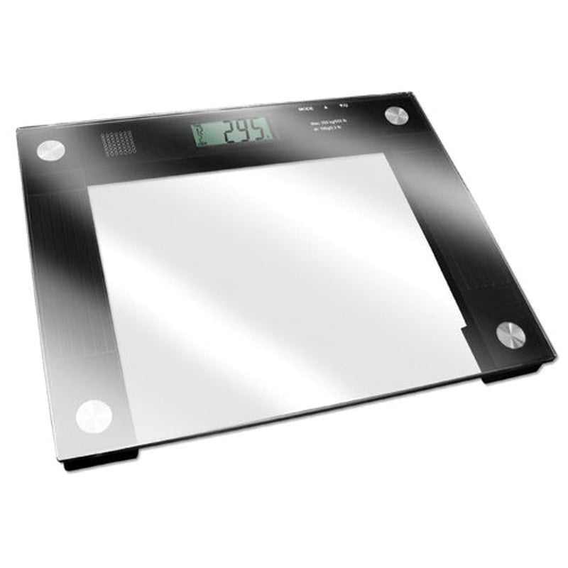 Talking X wide Glass Scale 550# Wt. Cap.   All Care Store