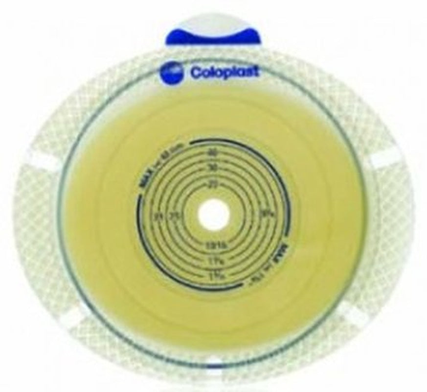 Ostomy Barrier SenSura Flex Xpro Trim to Fit, Standard Wear Double Layer Adhesive 50 mm Flange Red Code System 3/8 to 1 7/8 Inch Opening