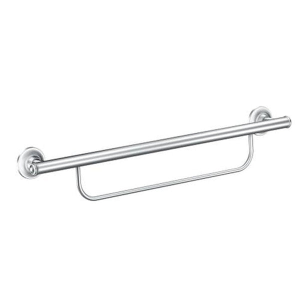 Integrated 24  Grab Bar W/towel Bar-chrome (moen)