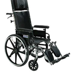 Drive Medical Viper Gt Wheelchair with Flip Back Rem Full Arms and swing-away foot rests ,24-inch composite Wheels ,300 lbs Weight Capacity ,18"w*16"d ,10960B