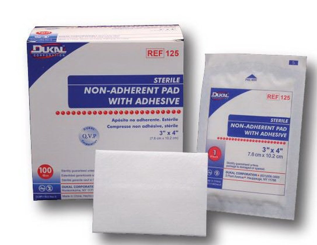 Island Dressing Dukal 2 X 3 Inch Rectangle Sterile Film Backing