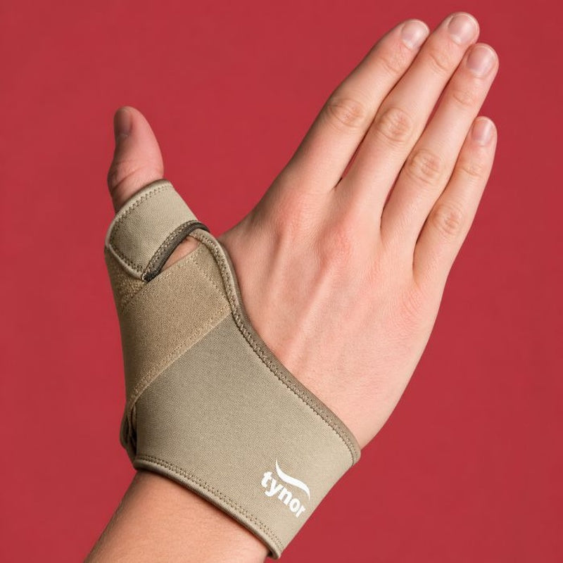 Flexible Thumb Splint Right Beige Medium  6.5 -7.5
