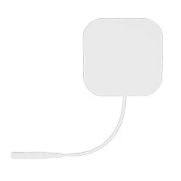 Self-Adhesive Electrodes, 2" x 2" White Foam with Tyco Gel in Foil Pouch