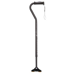 Cane W/ Miniquad Ultra Stable Tip  Black