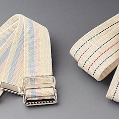 Gait Belt 60 Inch Length Pastel Stripe Cotton