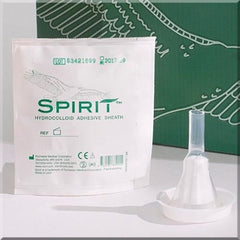 Male External Catheter Spirit1 Self Adhesive Seal Hydrocolloid Silicone Large
