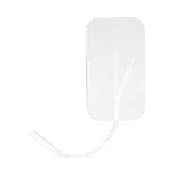 Self-Adhesive Electrodes, 2" x 3.5" White Cloth with Tyco Gel, Foil Pouch