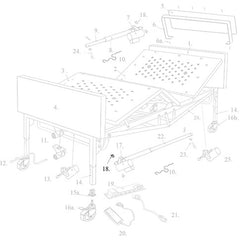 Quick Release Spring Knob For Bed Motor