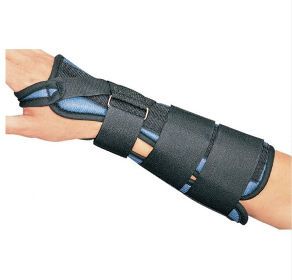 Wrist Brace ProCare Aluminum / Foam / Tricot Left Hand Black Large