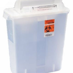 Sharps Container SharpStar In Room Translucent 16 1/2 H X 13 3/4 W X 6 D Inch Horizontal Entry 3 Gallon