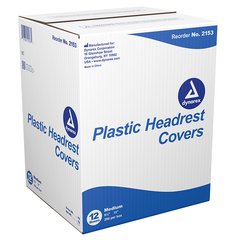 dynarex plastic headrest covers 1