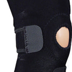 Knee Wrap Black Universal Open Patella