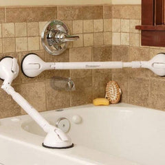 Portable Grab Bar Adj. 22  27  Telescoping & Pivoting Medium   All Care Store