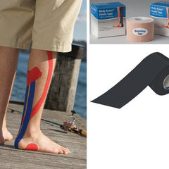 Kinesiology Tape  2  x 15ft Black   All Care Store