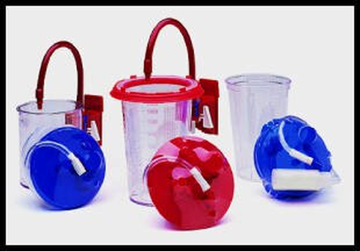 Suction Canister Liner Kit Medi Vac CRD 1500 mL Sealing Lid