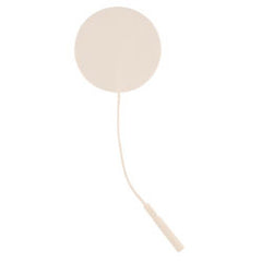 Self-Adhesive Electrodes, 2" Round White Foam, Foil Pouch