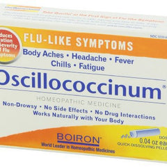 Cold and Cough Relief Oscillococcinum 200 CK HPUS Strength Sublingual Pellet 6 per Box