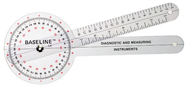 Baseline Goniometer 12  360d Plastic   All Care Store