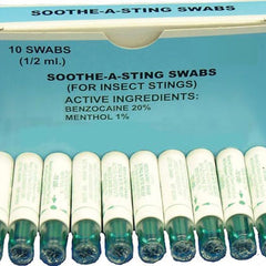 Soothe a sting Swabs Bx/10   All Care Store