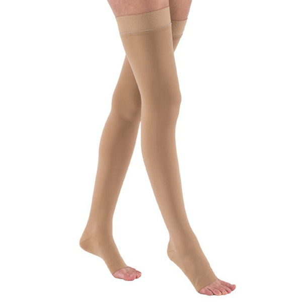 Jobst Relief 20 30 Thigh hi Open Toe Beige Large   All Care Store 