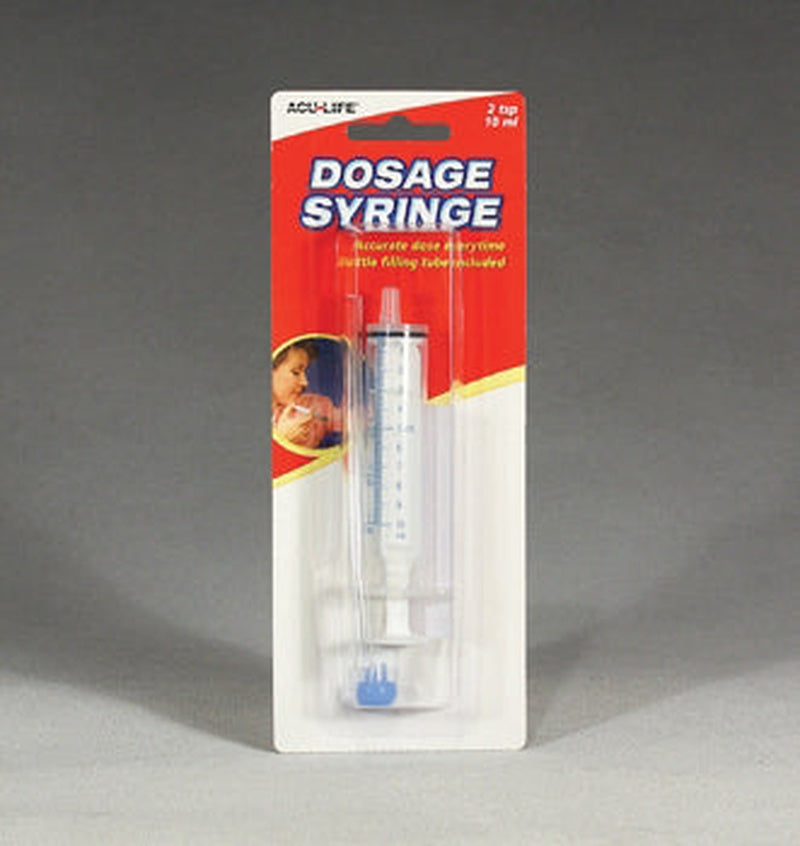 Dosage Syringe 2 tsp/10 Ml.   All Care Store