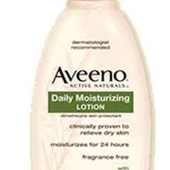Hand and Body Moisturizer Aveeno 12 oz. Pump Bottle Unscented Lotion