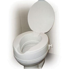 Raised Toilet Seat W/lid 4  Savannah style  Retail   All Care Store