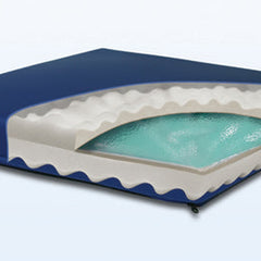Gel Convoluted Foam Cushion 18  X 16  X 3   Navy   All Care Store