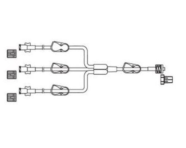 IV Extension Set Codan Without Port 8 Inch Tubing Without Filter Sterile