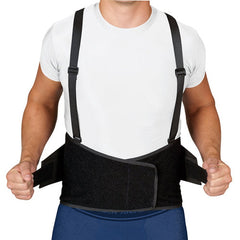 Blue Jay Industrial Back Suppt W/suspenders  Black Med/lg   All Care Store