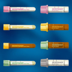 BD Microtainer SST Capillary Blood Collection Tube Clot Activator / Separator Gel Additive 400 µL to 600 µL BD Microgard Closure Plastic Tube
