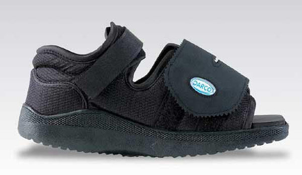 Darco Med surg Shoe Black Square toe Women's Large   All Care Store