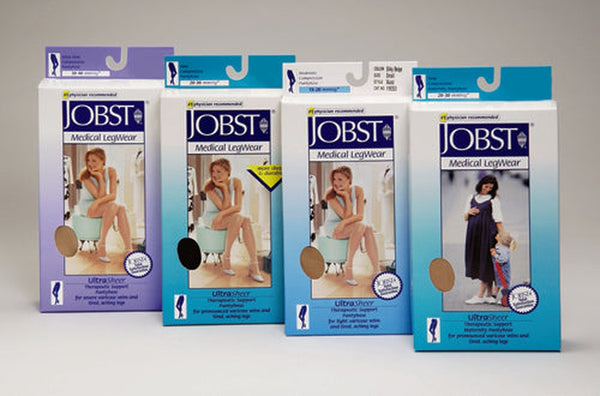 Jobst Ultrasheer 20 30 Thigh hi Black Large (pair)   All Care Store 