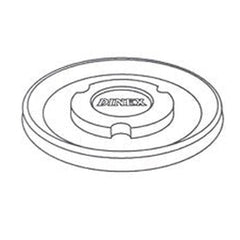 Drinking Mug / Bowl Lid Dinex Translucent Disposable