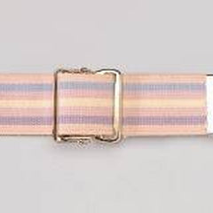 Gait Belt Posey 70 Inch Length Pastel Stripe Cotton