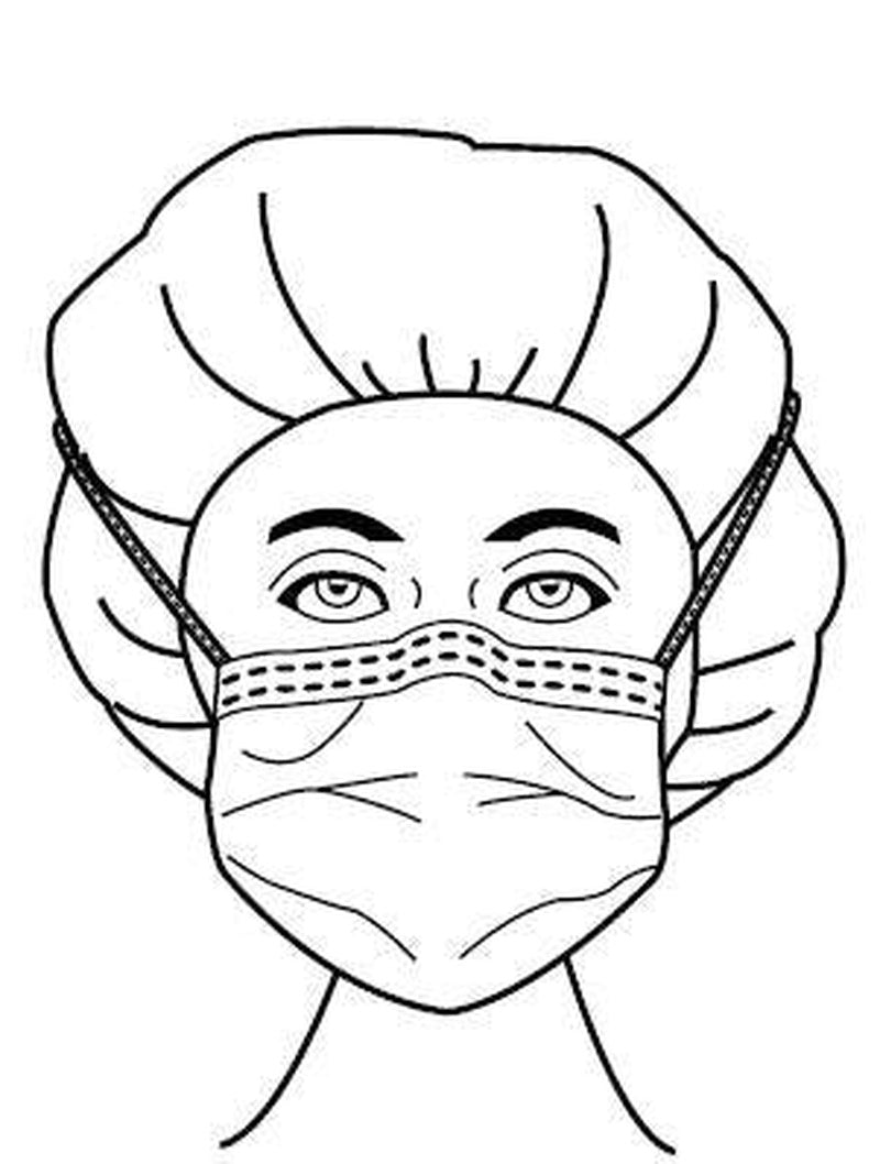 Surgical Mask Precept Fog Shield Anti fog Foam ASTM Level 1 Tie Closure One Size Fits Most