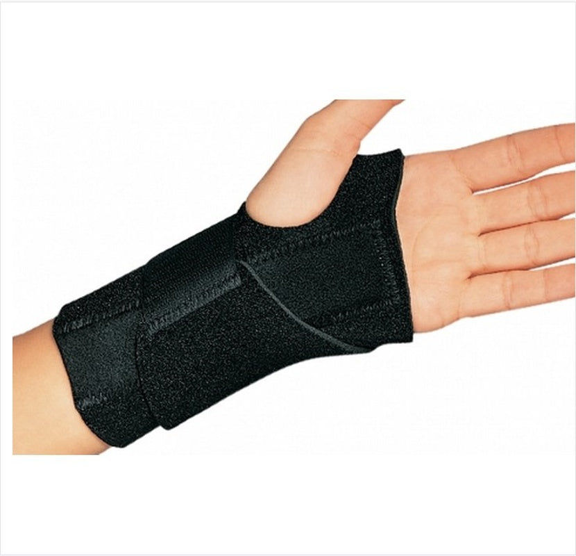 Wrist Brace ProCare Universal Wrist O Prene Aluminum / Neoprene Right Hand Black One Size Fits Most