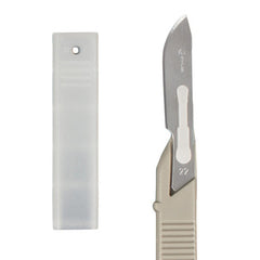 Scalpel #22 Disposable Generic Bx/10  W/safety Guard   All Care Store