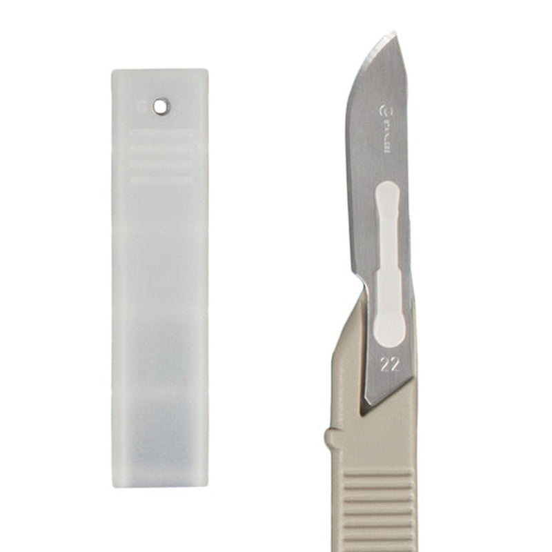 Scalpel #22 Disposable Generic Bx/10  W/safety Guard   All Care Store
