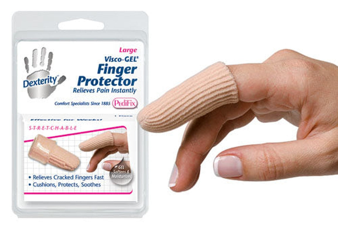 Visco gel Fabric covered Finger Protector Small   All Care Store
