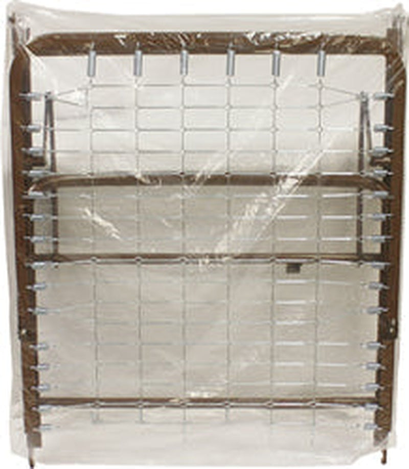 Clear Plastic 1/2 Split Spring Bed Cover, 1 mil, 36" x 7" x 45"