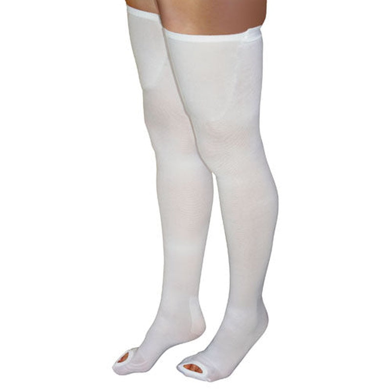 Anti embolism Stockings Xl/lng 15 20mmhg Thigh Hi  Insp. Toe   All Care Store