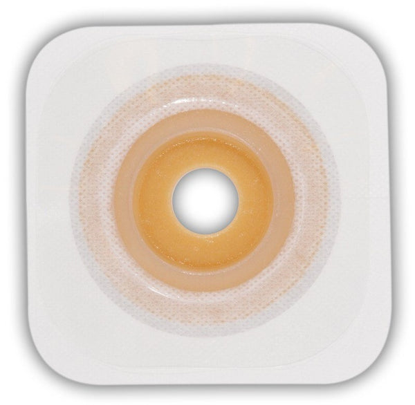 Ostomy Barrier Esteem synergy Stomahesive Moldable, Standard Wear Adhesive Tape Borders Universal System Hydrocolloid 33 to 45 mm Opening Large