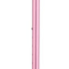 Standard Offset Walking Cane Adjustable Aluminum Pink