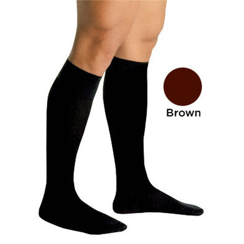 Men's Firm Support Socks 20 30mmhg  Brown  Extra Large   All Care Store