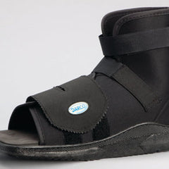 Slimline Cast Boot  Black Square toe  Adult Large   All Care Store